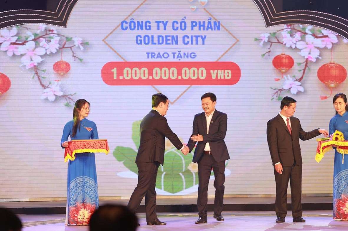 Golden City – tích cực đóng góp qũy “Tết vì người nghèo” ở nhiều địa phương